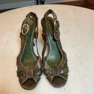 Nine West Forest Green Heels